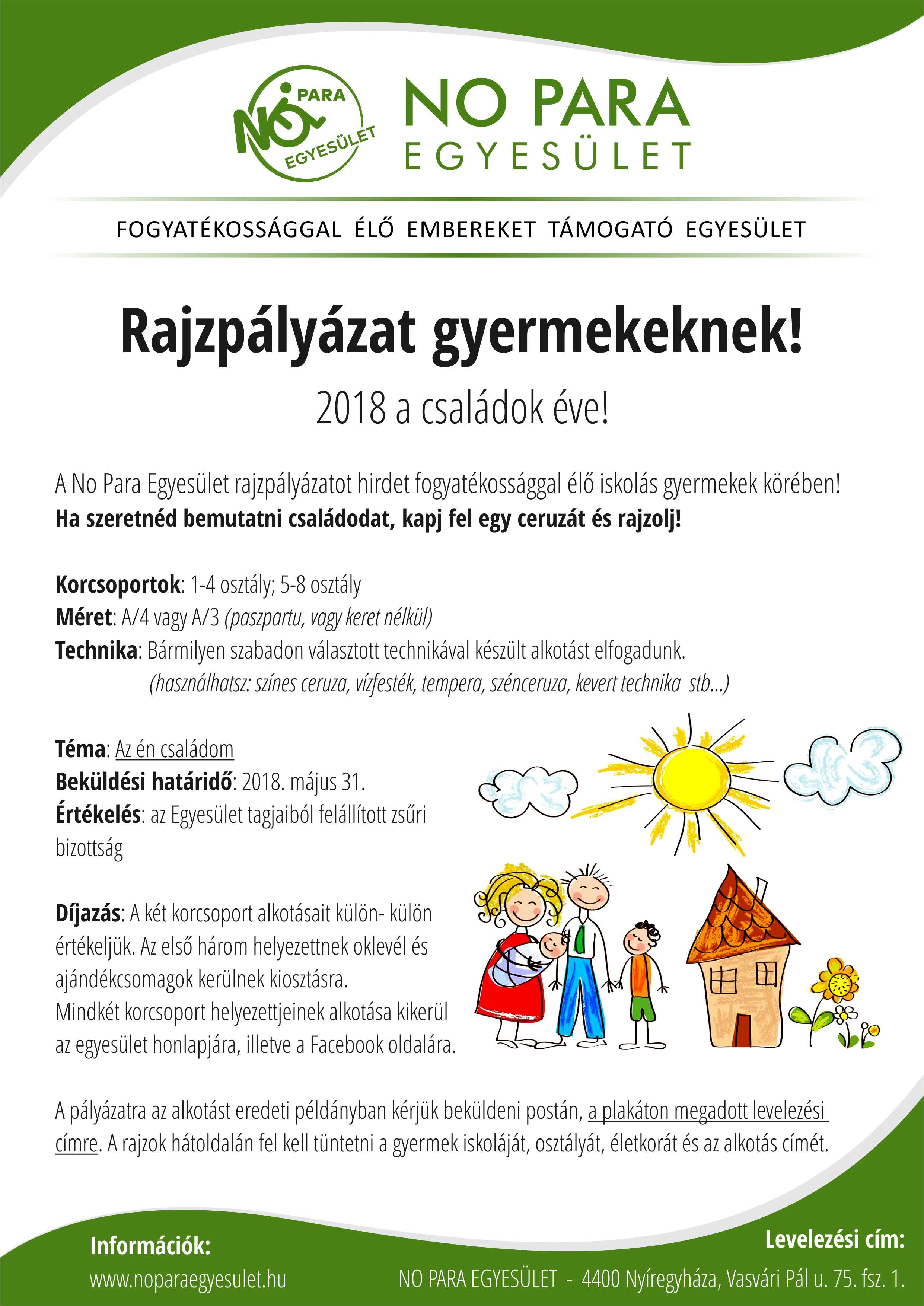 2018 - Rajzp&aacute;ly&aacute;zat gyermekeknek, als&oacute;-felső koroszt&aacute;ly, d&iacute;j&aacute;tad&aacute;s